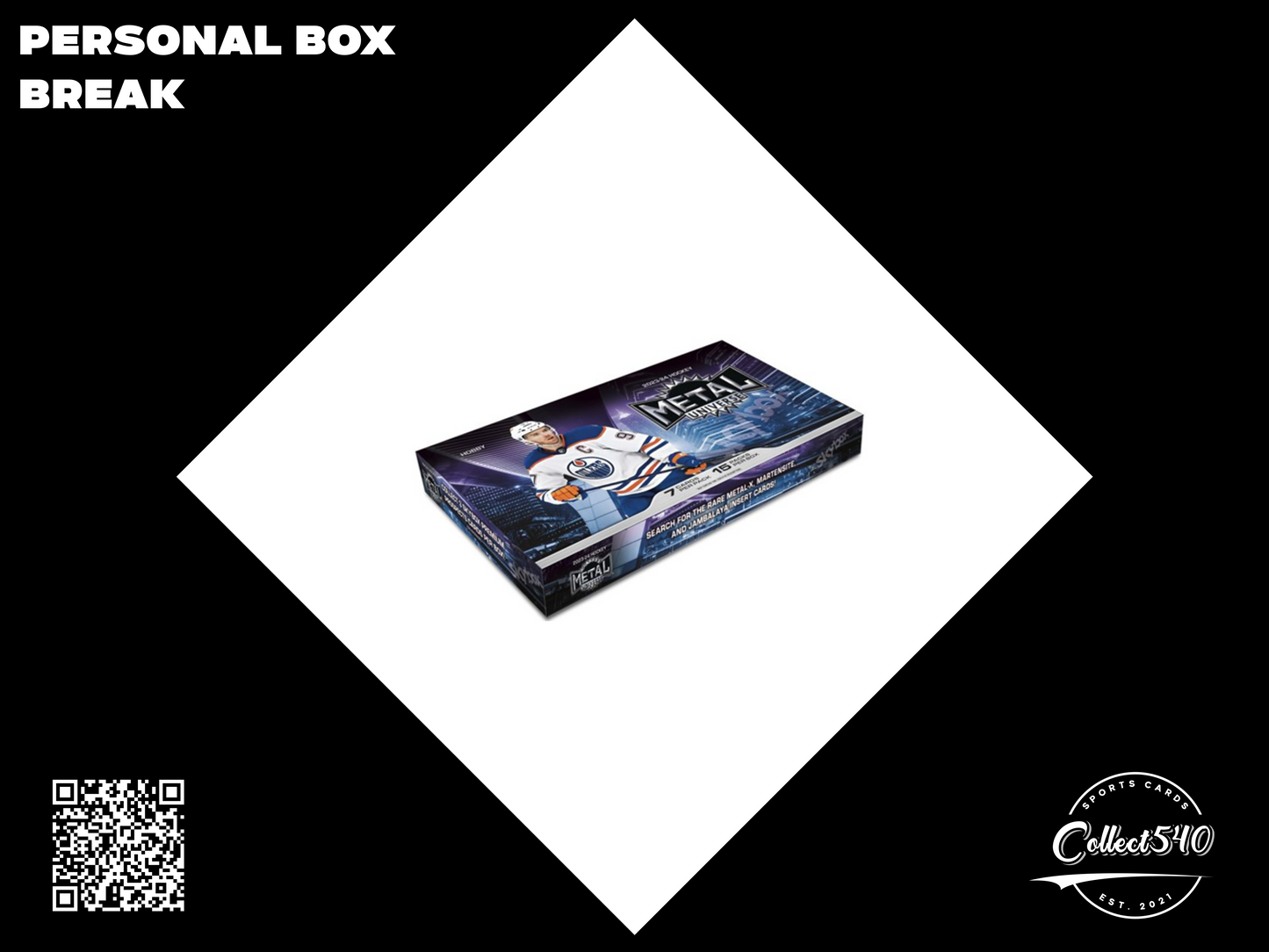 Personal Box Break 2023-24 Upper Deck Skybox Metal Universe Hockey Hobby