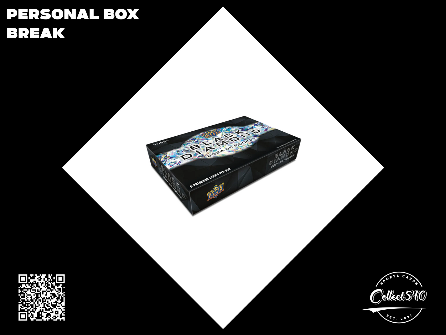 Personal Box Break 2024-25 Upper Deck Black Diamond Hockey Hobby