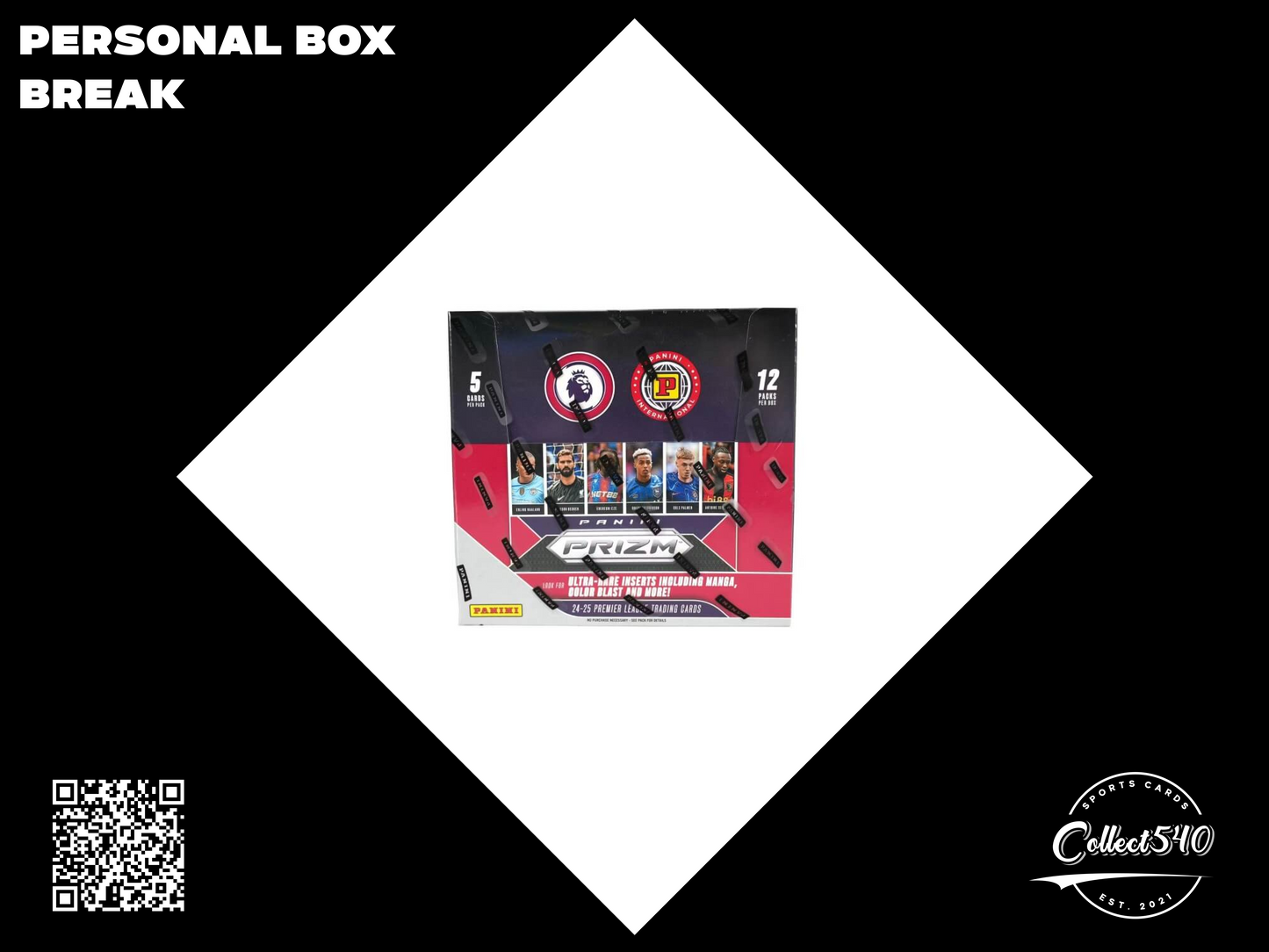 Personal Pack Break 2025 Panini Prizm English Premier League (EPL) Soccer International