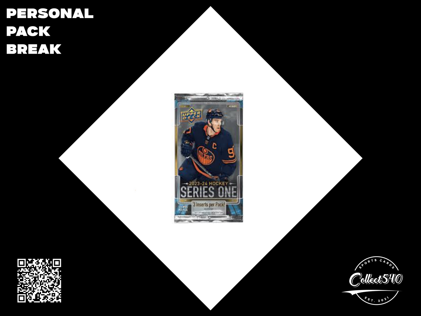 Personal Pack Break 2023-24 Upper Deck Series 1 Hockey Hobby