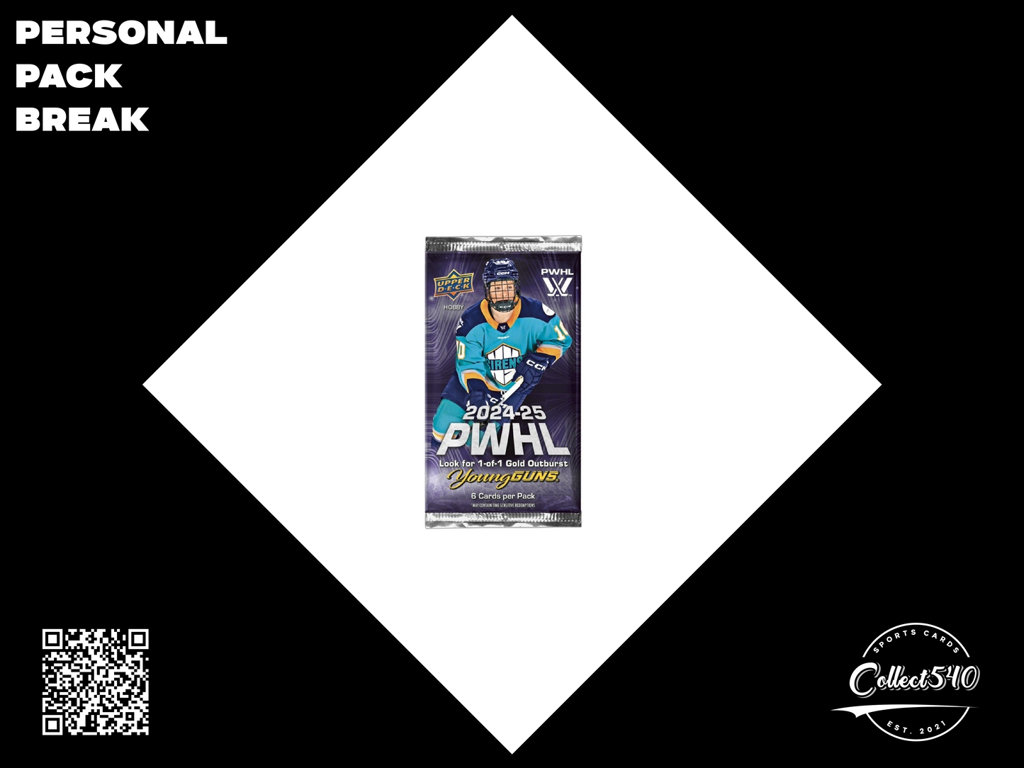 Personal Pack Break 2024-25 Upper Deck PWHL Hockey Hobby