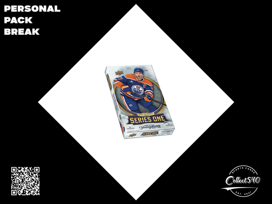 Personal Pack Break 2025-26 Upper Deck Series 1 Hockey Hobby