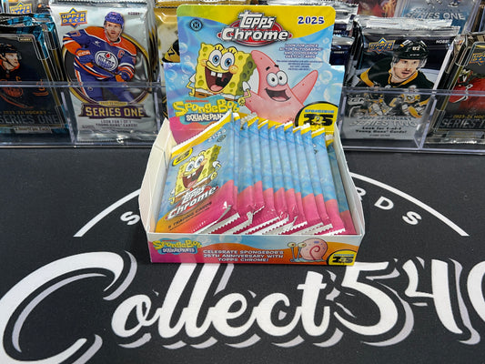 Personal Pack Break 2025 Topps Chrome Spongebob Square Pants