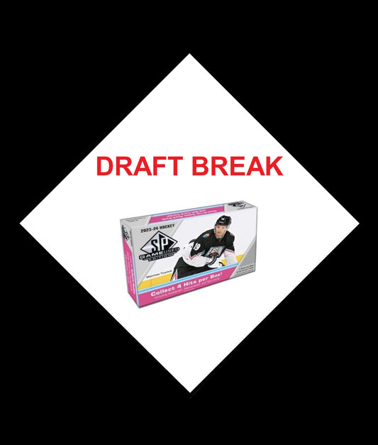 Draft Break 2023-24 UD SP Game Used Hockey 1x Box