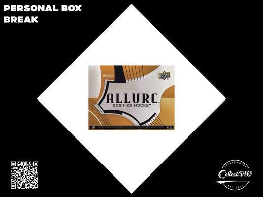 Personal Break 2021-22 UD Hockey Allure HOBBY Box