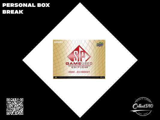 Personal Break 2022-23 Upper Deck SP Game Used Hockey Box