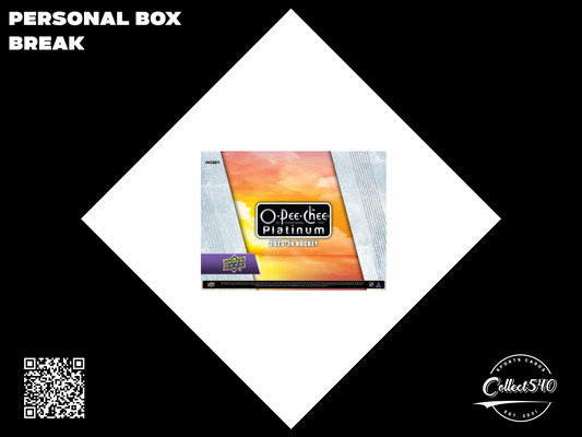 Personal Break 2023-24 Upper Deck O-Pee-Chee Platinum Hockey HOBBY Box