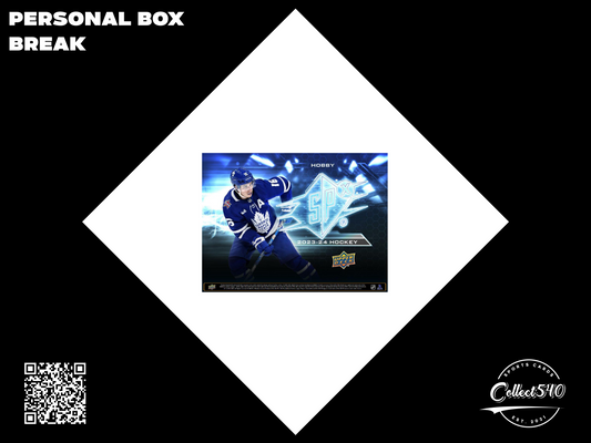 Personal Break 2023-24 UD SPx Hockey HOBBY Box
