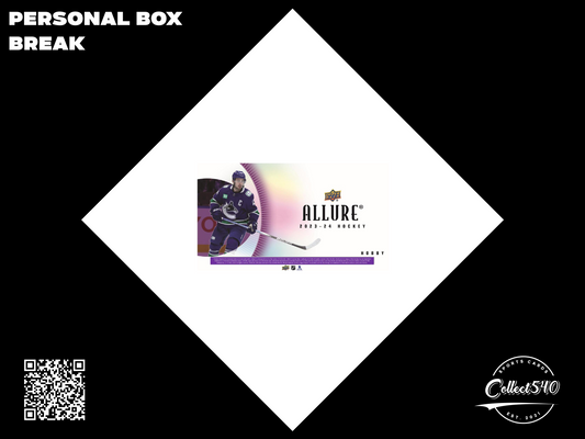 Personal Break 2023-24 UD Allure Hockey HOBBY Box