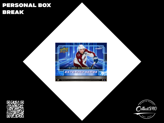 Personal Break 2023-24 UD Extended Series Hockey HOBBY Box