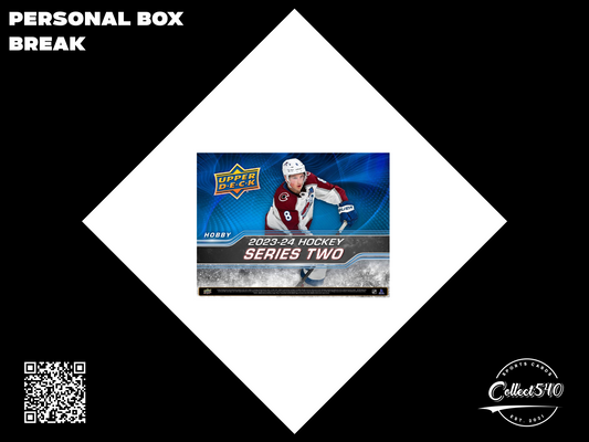 Personal Break 2023-24 UD Series Two Hockey HOBBY Box