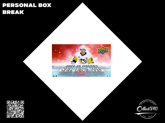 Personal Break 2024-25 UD Series Two Hockey HOBBY Box