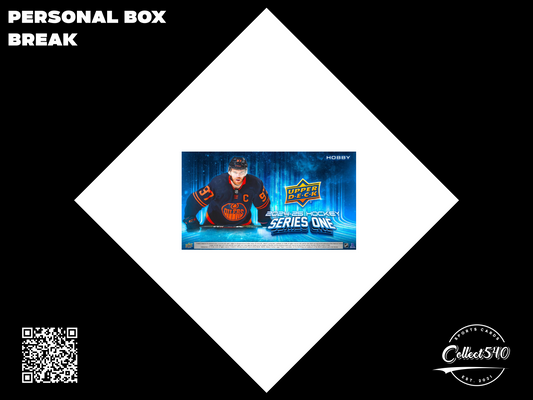 Personal Break 2024-25 UD Series One Hockey BLASTER Box