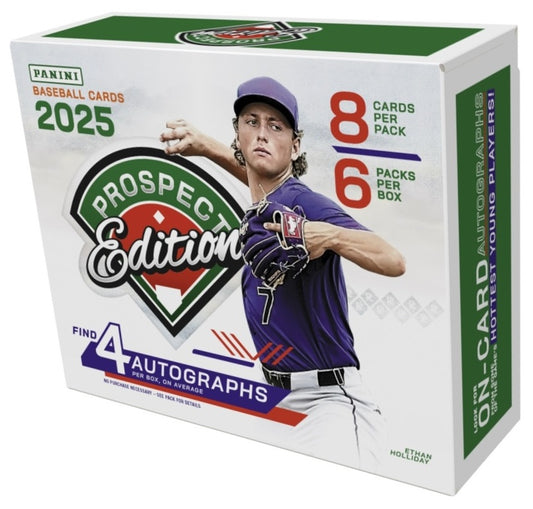 Personal Box Break 2025 Panini Prospect Edition Baseball