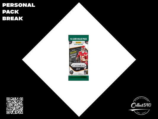 Personal Pack Break 2025 Panini Prizm Football Fat Pack