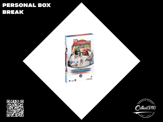 Personal Box Break 2025 Topps Bowman Baseball Hobby