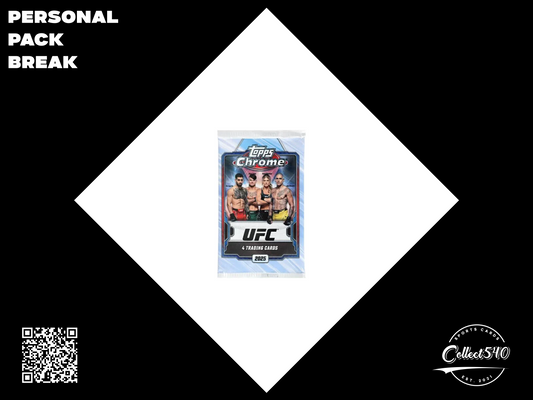 Personal Pack Break 2024 Topps Chrome UFC Sapphire Edition