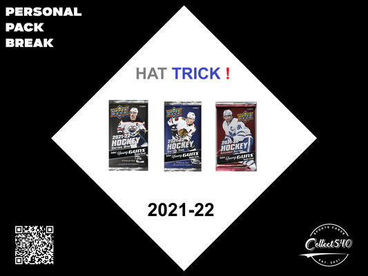 PERSONAL HAT TRICK HOBBY PACK BREAK 3x PACKS (1x Each 2021-22 Series 1-2-EXT)