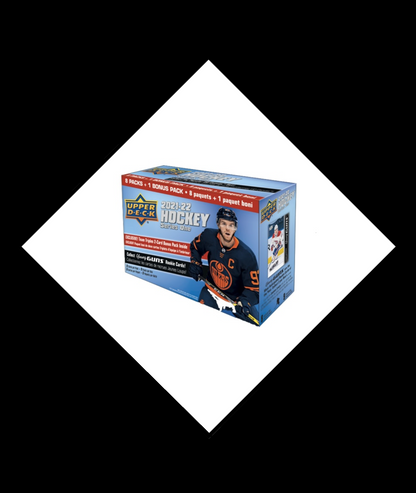 Personal Break 2021-22 UD Series One Hockey 1x Blaster Box TEAM TRIPLES