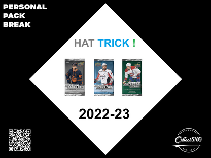 PERSONAL HAT TRICK HOBBY PACK BREAK 3x PACKS (1x Each 2022-23 Series 1-2-EXT)