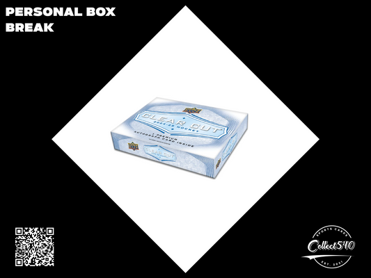 Personal Box Break 2024-25 Upper Deck Clear Cut Hockey Hobby