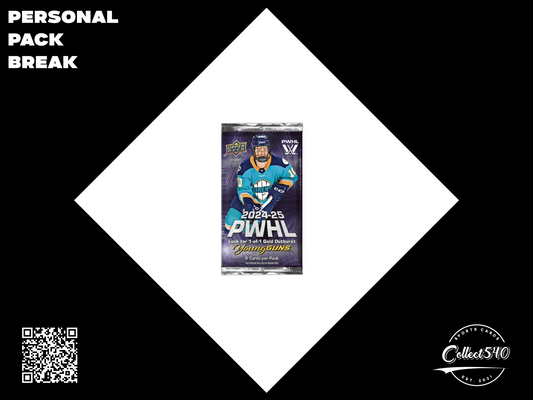 Personal Pack Break 2024-25 Upper Deck PWHL Hockey Hobby