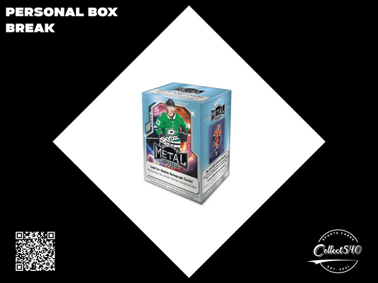Personal Box Break 2024-25 Upper Deck Skybox Metal Universe Hockey Blaster