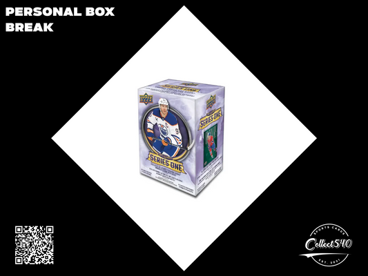 Personal Box Break 2025-26 Upper Deck Series 1 Hockey Blaster