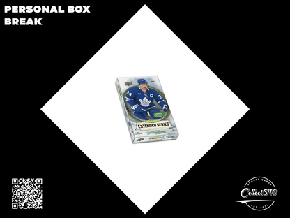 Personal Box Break 2025-26 Upper Deck Extended Series Hockey Hobby