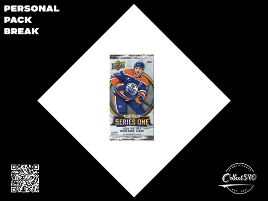 Personal Pack Break 2025-26 Upper Deck Series 1 Hockey Hobby