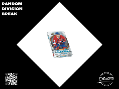 Random Division Break 2025-26 Upper Deck Series 2 Hockey Hobby #2