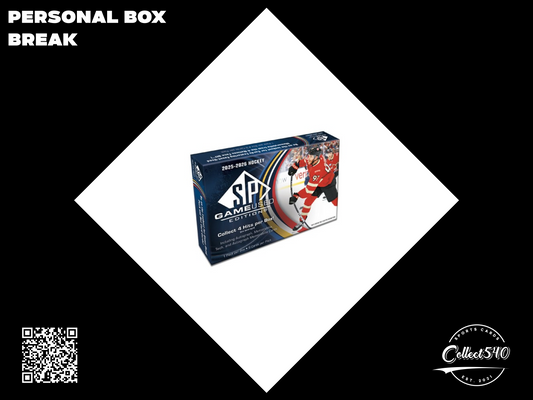 Personal Box Break 2025-26 Upper Deck SP Game Used Hockey