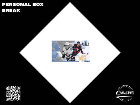 Personal Box Break 2025-26 Upper Deck SPx Hockey Hobby