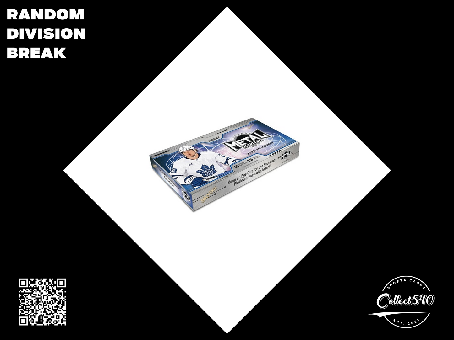 Random Division Break 2025-26 Upper Deck SkyBox Metal Universe Hockey Hobby