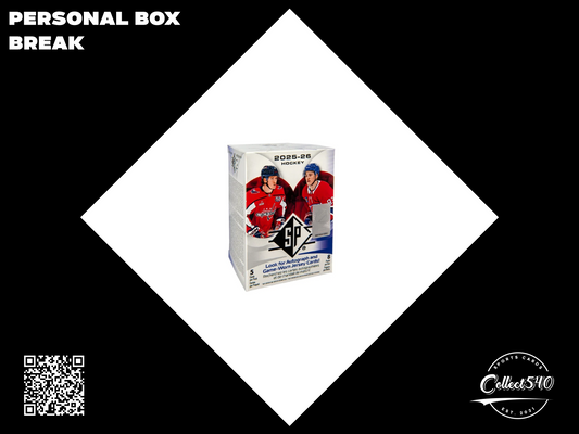 Personal Box Break 2025-26 Upper Deck SP Hockey Blaster