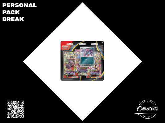 Personal 3-PCK Break Pokemon Phantasmal Flames - (Falls under Blaster for Giveaway)