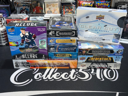 "THE SUPER MEGA" RANDOM TEAM BREAK (10x BOX MIXER) + (GIVEAWAY: TOP 6 = RANDOM HIT 2025-26 BLACK DIAMOND HOCKEY HOBBY + GIVEAWAY 7 = 25-26 OPC HOBBY BOX) - RTB HOCKEY #3000