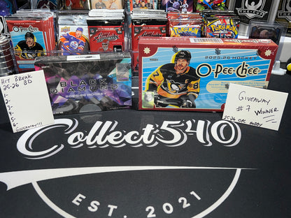 "THE SUPER MEGA" RANDOM TEAM BREAK (10x BOX MIXER) + (GIVEAWAY: TOP 6 = RANDOM HIT 2025-26 BLACK DIAMOND HOCKEY HOBBY + GIVEAWAY 7 = 25-26 OPC HOBBY BOX) - RTB HOCKEY #3000