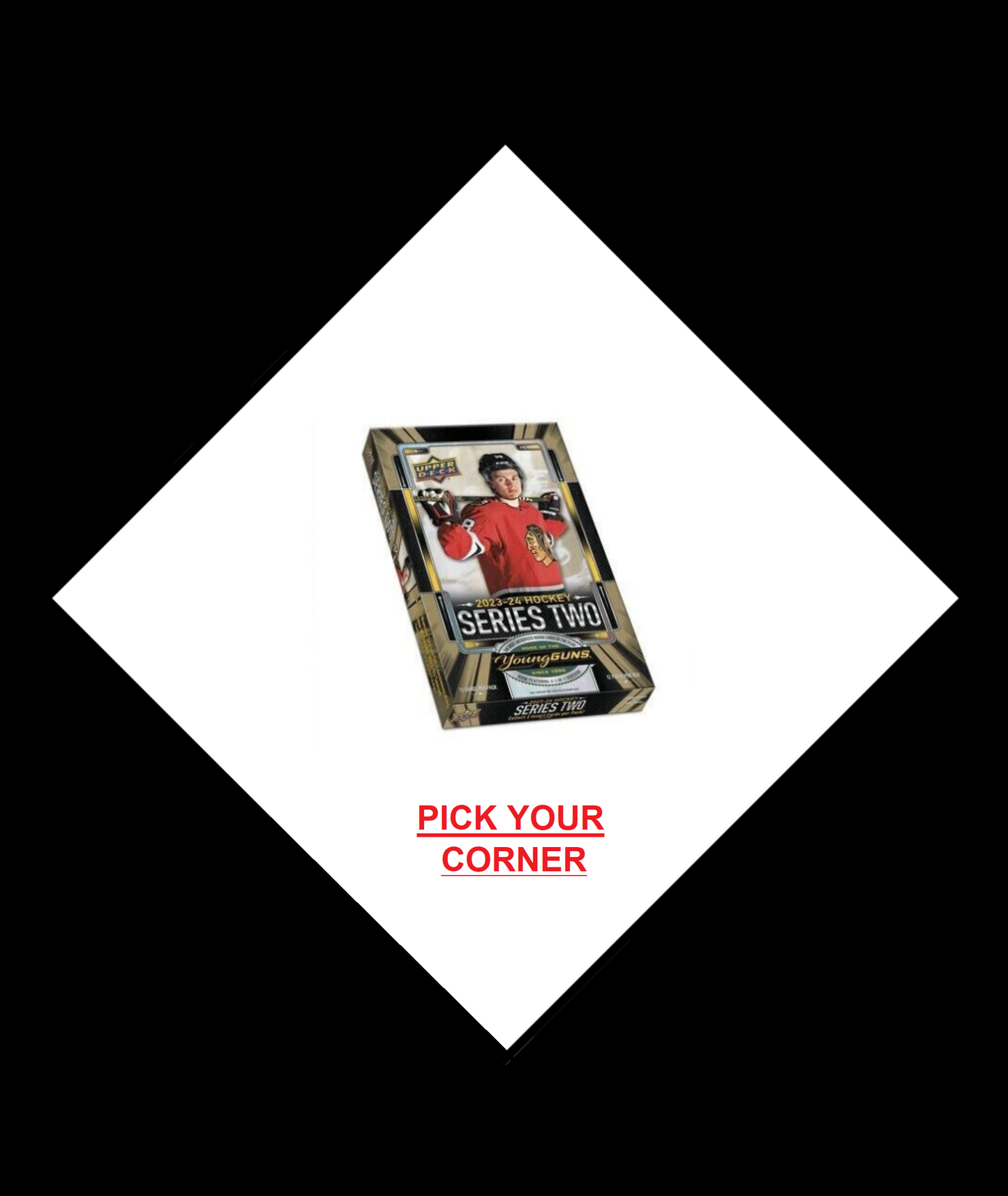 PICK YOUR CORNER 2023-24 UD Series Two Hockey Hobby 1x BOX