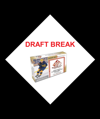 Draft Break 2022-23 UD SP Game Used Hockey 1x Box