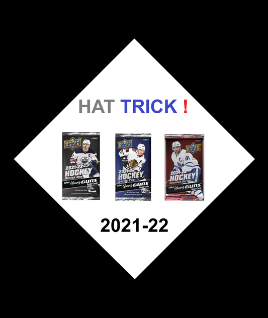 HAT TRICK HOBBY PACK BREAK 3x PACKS (1x Each 2021-22 Series 1-2-EXT)