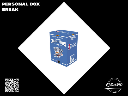 Personal Box Break 2025 Panini NBA Champions Limited Edition Set OKC Basketball Blaster