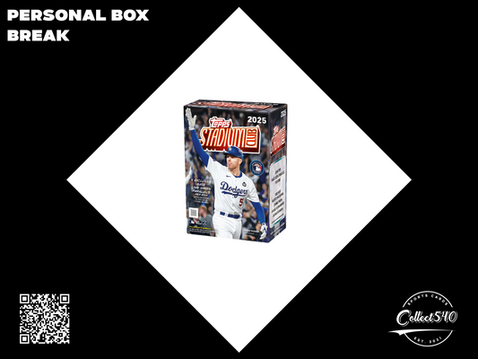 Personal Box Break 2025 Topps Stadium Club Baseball Blaster