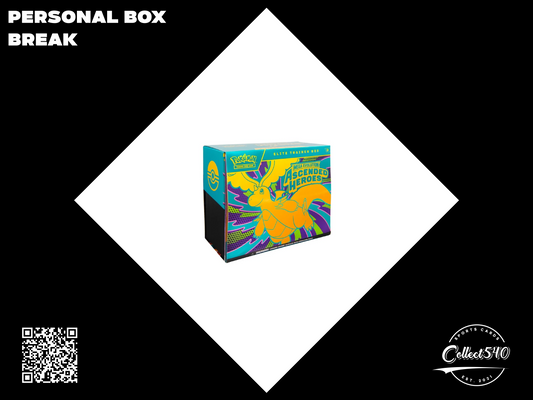 Personal Box Break Pokemon Mega Evolution Ascended Heroes Elite Trainer Box ETB