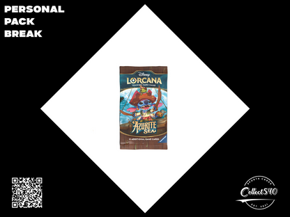 Personal Pack Break Disney Lorcana: Azurite Sea Booster