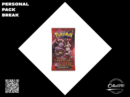 Personal Pack Break Pokemon Destined Rivals