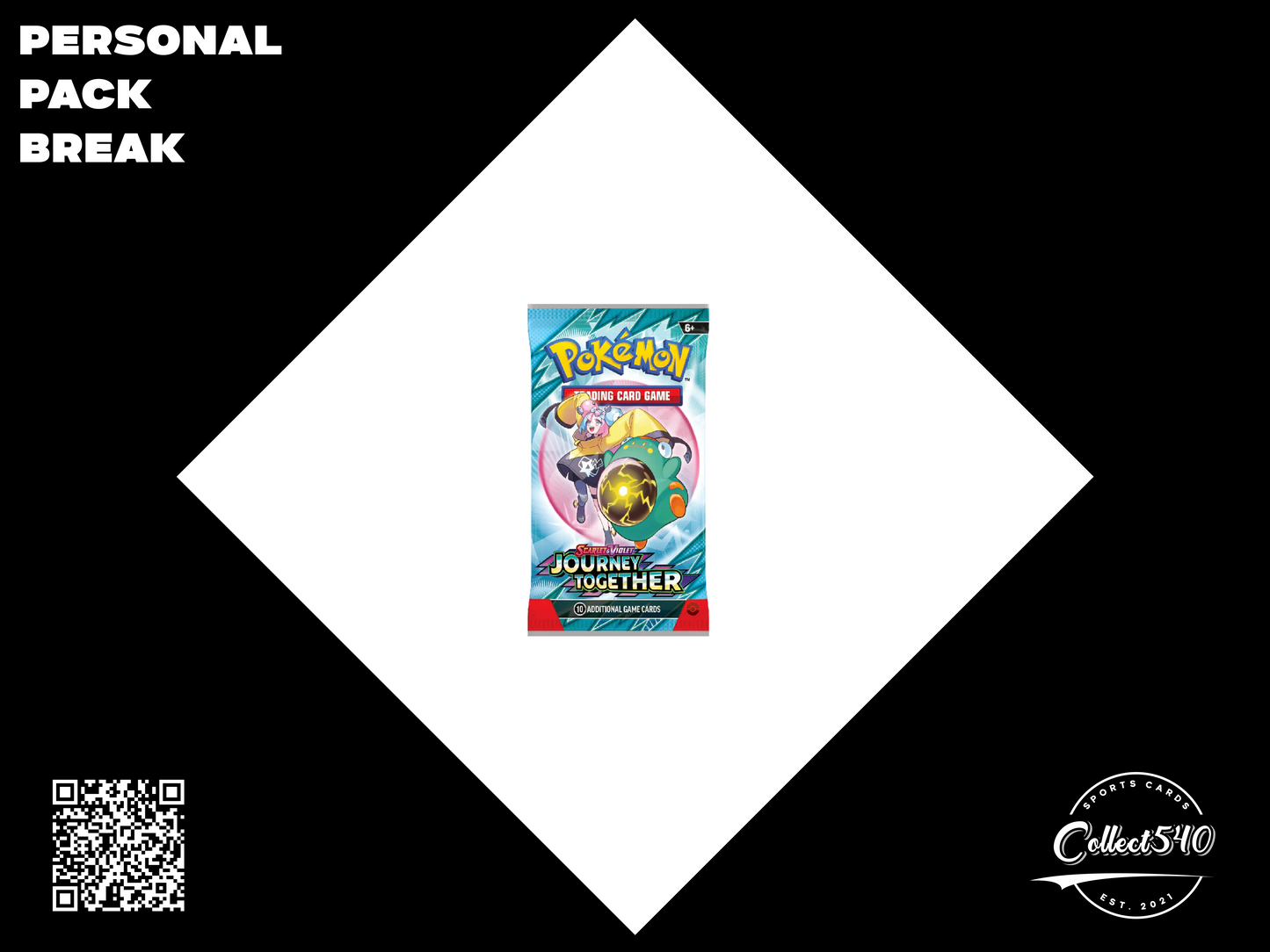 Personal Pack Break Pokemon Journey Together
