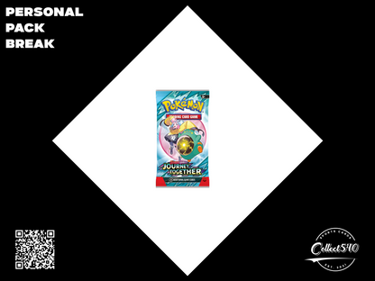 Personal Pack Break Pokemon Journey Together
