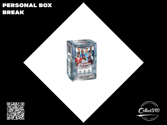 *SALE* Personal Box Break 2026 Topps UCC Chrome Soccer Blaster