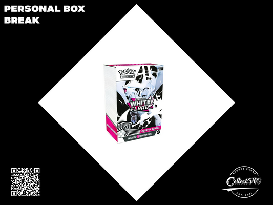 Personal Box Break Pokemon Scarlet & Violet White Flare Booster Bundle